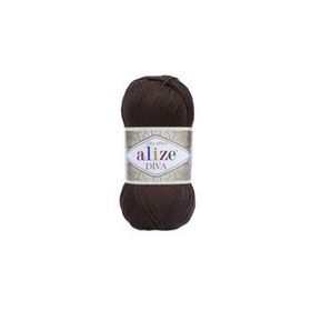 Alize 26 kahve 5'li Diva Plus El Örgü İpi