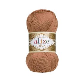 Alize 261 Kızıl Kahve Diva El Örgü İpi