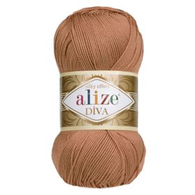 Alize 261 Kızıl Kahve Diva El Örgü İpi