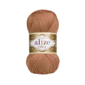 Alize 261 Kızıl Kahve Diva El Örgü İpi