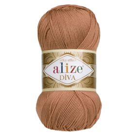 Alize 261 Kızıl Kahve Diva El Örgü İpi