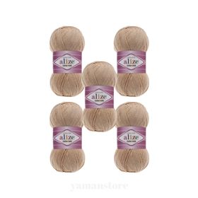 Alize 262 bej 5'li Cotton Gold El Örgü İpi