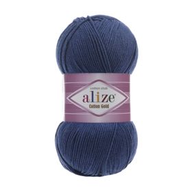 Alize 279 Gece Mavisi Cotton Gold El Örgü İpi
