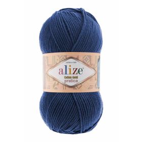 Alize 279 Gece Mavisi Cotton Gold Pratica El Örgü İpi