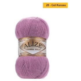 Alize 28 gül Kurusu 5'li Angora Gold El Örgü İpi