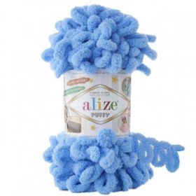 Alize 289 Mavi Puffy El Örgü İpi