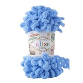 Alize 289 Mavi Puffy El Örgü İpi