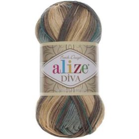 Alize 3307 Diva Batik Mavimsi Örgü İpi