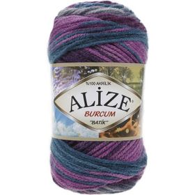 Alize 3366 Burcum Batik Safran 5 Adet El Örgü İpi