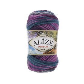 Alize 3366 Burcum Batik Safran 5 Adet El Örgü İpi