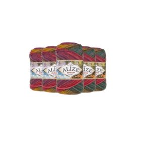 Alize 3368 5'li Burcum Batik El Örgü İpi