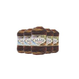 Alize 3379 5'li Burcum Batik El Örgü İpi