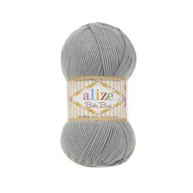 Alize 344 Gri Baby Best El Örgü İpi