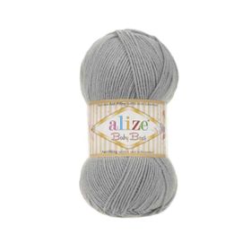 Alize 344 Gri Baby Best El Örgü İpi