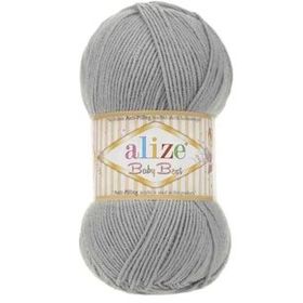 Alize 344 Gri Baby Best El Örgü İpi