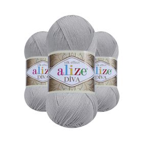 Alize 355 Gri Diva El Örgü İpi