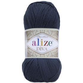 Alize 361 Lacivert Diva El Örgü İpi