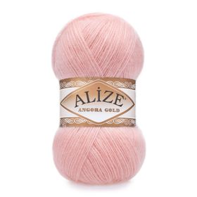 Alize 363 gelin Pembesi 5'li Angora Gold Simli El Örgü İpi