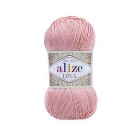 Alize 363 Gelin Pembesi Diva 100 gr El Örgü İpi