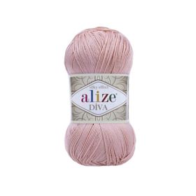 Alize 363 Gelin Pembesi Diva 100 gr El Örgü İpi