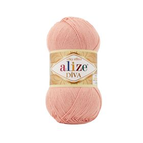 Alize 363 Gelin Pembesi Diva 100 gr El Örgü İpi