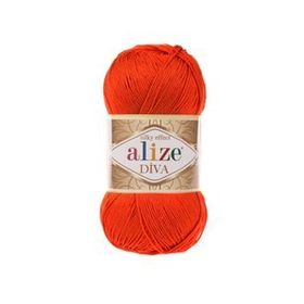 Alize 37 Oranj 5'li Diva El Örgü İpi