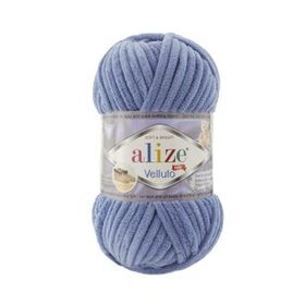 Alize 374 Denim Velluto 100 gr El Örgü İpi