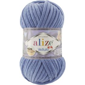 Alize 374 Denim Velluto 100 gr El Örgü İpi