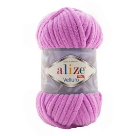 Alize 378 Orkide Velluto 100 gr El Örgü İpi