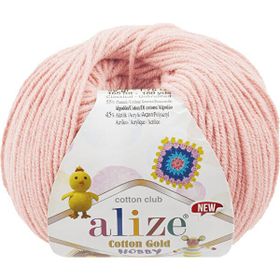Alize 393 Pudra Pembesi Cotton Gold Hobby New El Örgü İpi