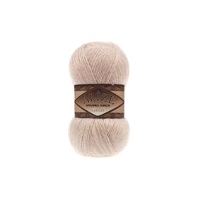 Alize 404 Şampanya 5'li Angora Gold Simli El Örgü İpi