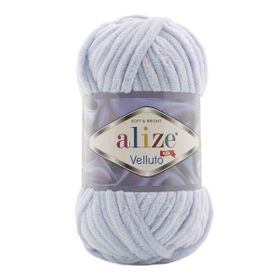 Alize 416 Gri 100 gr Velluto El Örgü İpi