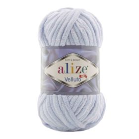 Alize 416 Gri 100 gr Velluto El Örgü İpi