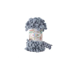 Alize 428 Orta Gri 5'li Puffy El Örgü İpi