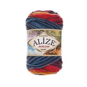Alize 4340 Burcum 767 Turuncu Batik El Örgü İpi