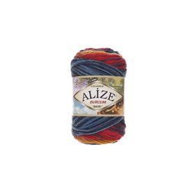 Alize 4340 Burcum 767 Turuncu Batik El Örgü İpi