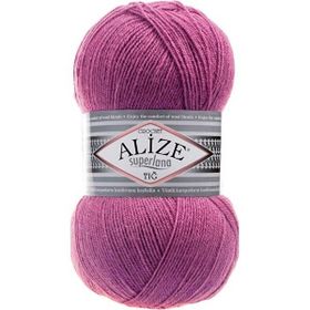 Alize 440 Koyu Gül Superlana Tığ El Örgü İpi