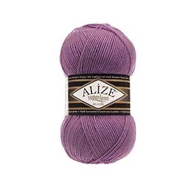Alize 440 Superlana Maxi Koyu Gül 100 gr El Örgü İpi