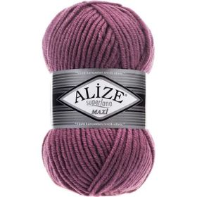 Alize 440 Superlana Maxi Koyu Gül 100 gr El Örgü İpi