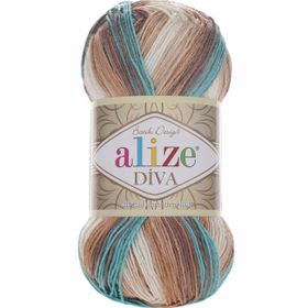 Alize 4603 Diva Batik Abaküs Pembe Örgü İpi