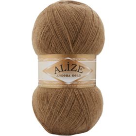 Alize 466 Angora Gold Koyu Bej 100 gr El Örgü İpi