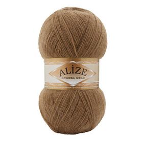 Alize 466 Angora Gold Koyu Bej 100 gr El Örgü İpi