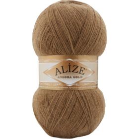 Alize 466 Angora Gold Koyu Bej 100 gr El Örgü İpi