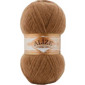 Alize 466 Angora Gold Koyu Bej 100 gr El Örgü İpi