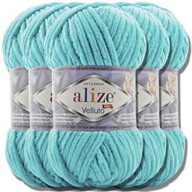 Alize 490 5 Adet Velluto Bahçe Nanesi El Örgü İpi