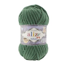 Alize 532 Velluto Çam Yeşili 100 gr El Örgü İpi