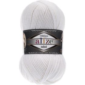 Alize 55 Beyaz Superlana Maxi 100 gr Örgü İpi