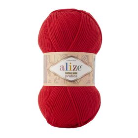 Alize 56 kırmızı 5'li Soft Plus El Örgü İpi
