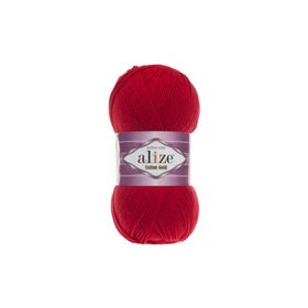Alize 56 kırmızı 5'li Soft Plus El Örgü İpi