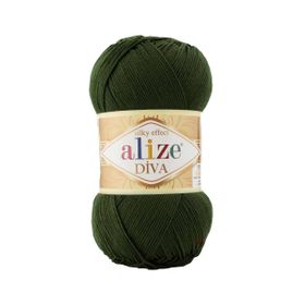 Alize 567 Haki Diva El Örgü İpi